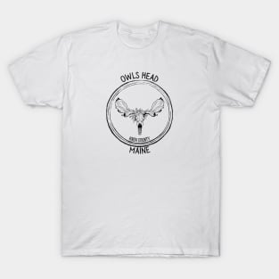 Owls Head Maine Moose T-Shirt